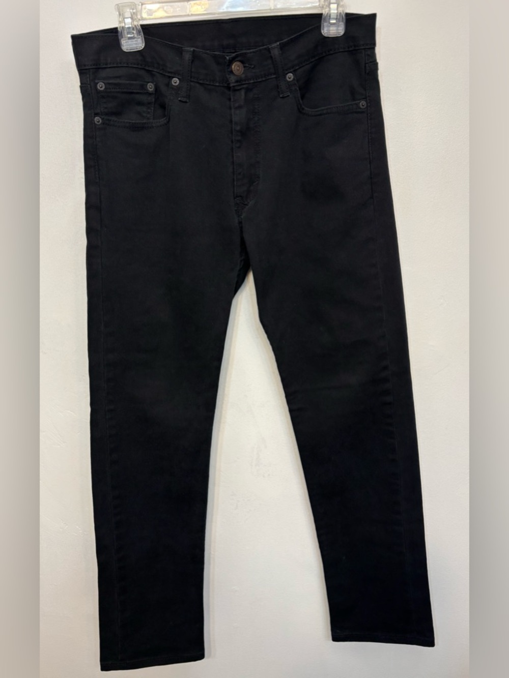 Levi’s 513 Black Slim Straight Denim Jeans Men’s Size 31x32 NWOT
